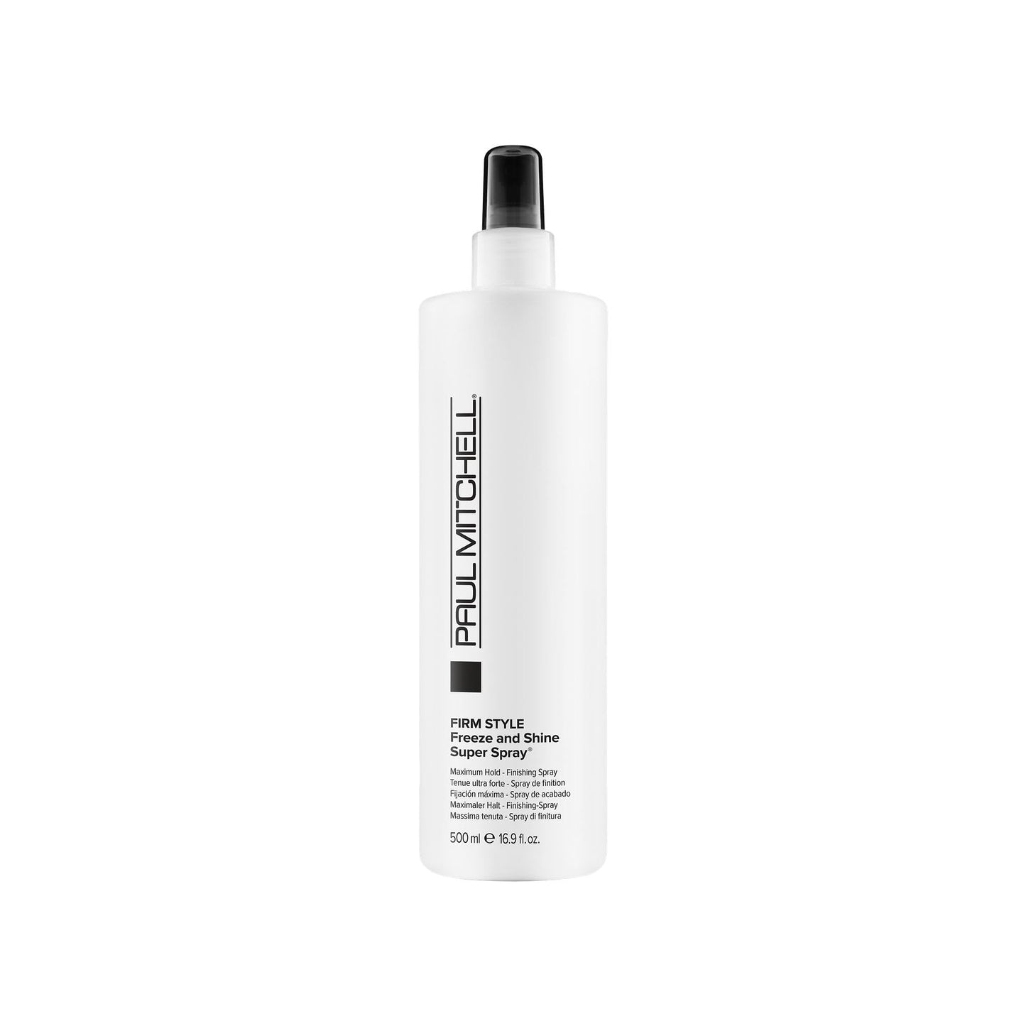 Paul Mitchell Freeze and Shine Super Hairspray, Maximum Hold, Shiny Finish Hairspray, For Coarse Hair