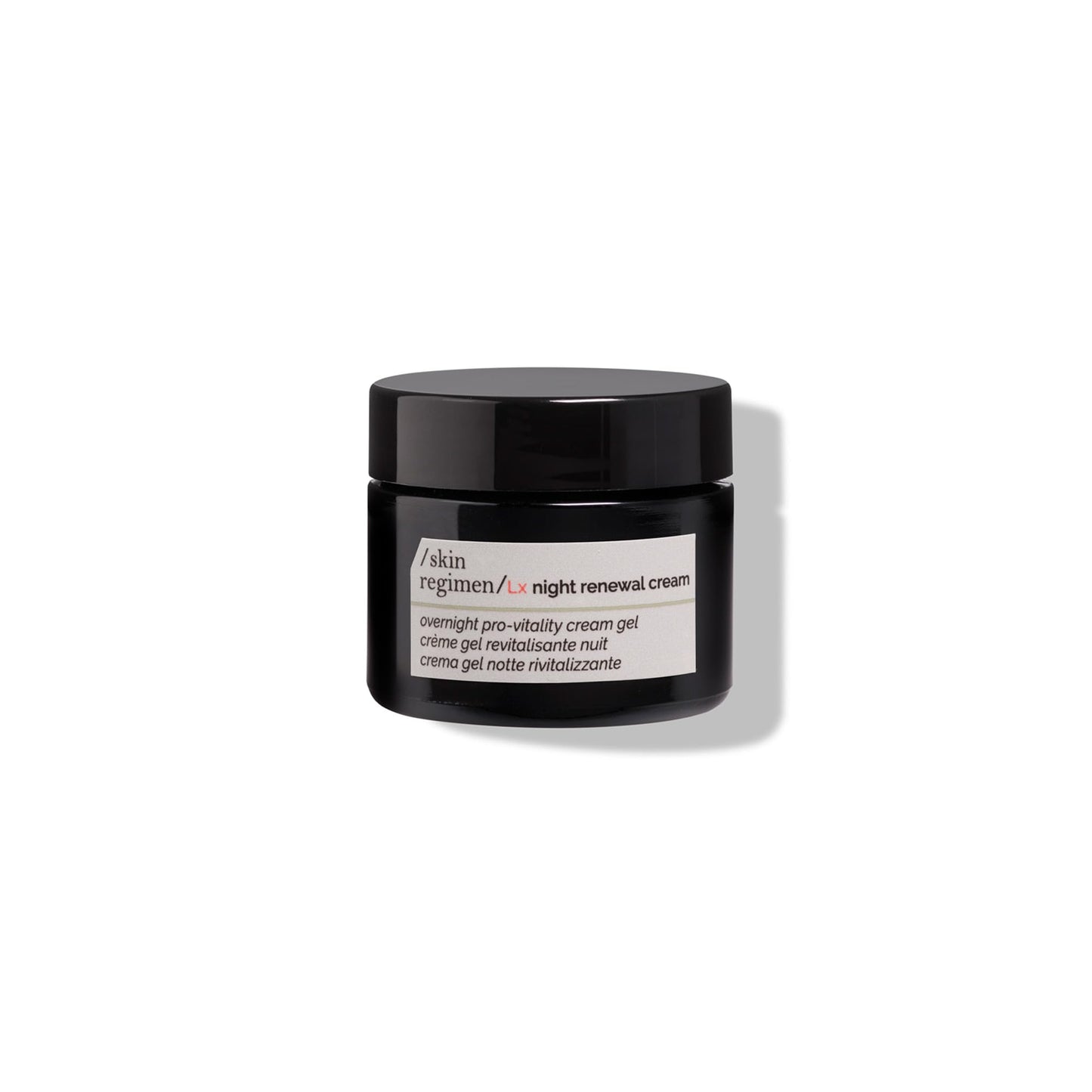 /skin regimen/Lx Night Renewal Cream, Overnight Pro-Vitality Gel, Exfoliates, Renews, Brightens, Longevity Complex™, Gluconolactone, Alpha-Glucan, Clean Beauty, Vegan, 1.69 Fl Oz