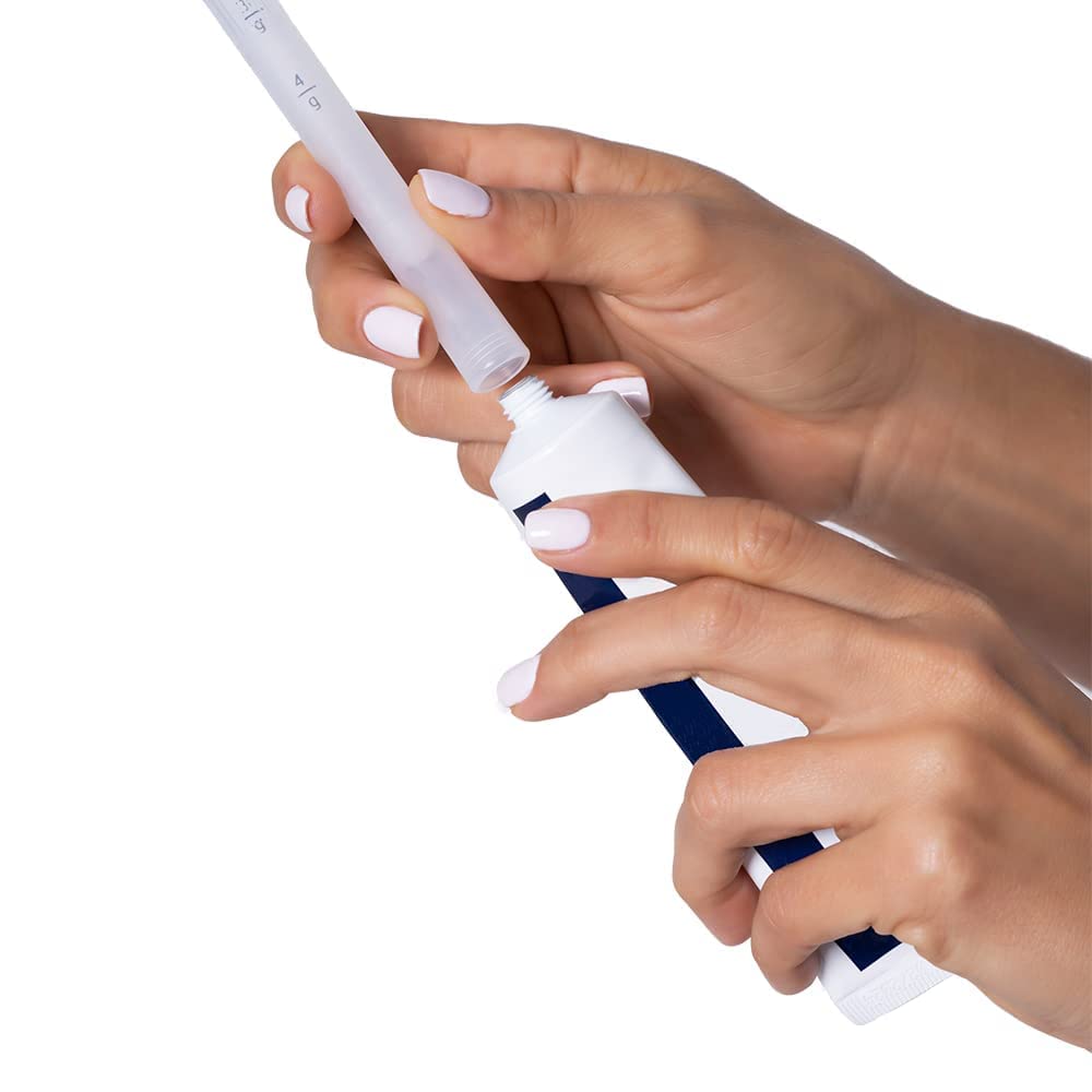 Seroflora Disposable Vaginal Cream Applicators - Fits Premarin, Estrace, Preseed, and Most OTC Gels, Lubricants, and Creams - Threaded End, Comfort Tip, and Dosage Markings (15 Pack) Made in USA.