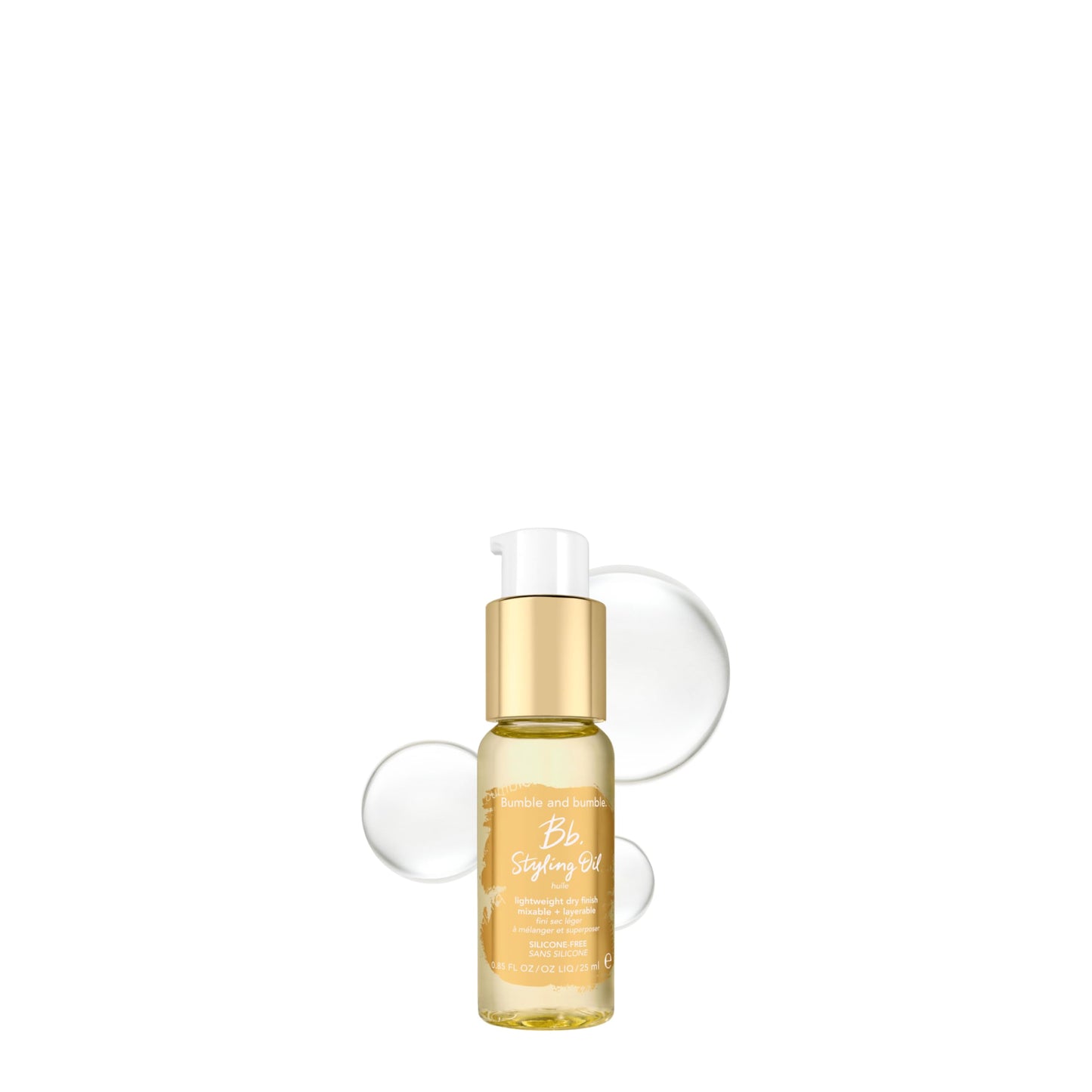 Bumble and bumble. Styling Oil | Lightweight, Dry Finish, Silicone-Free | Heat Protectant | Split End Prevention + Anti-Frizz | For All Hair Types