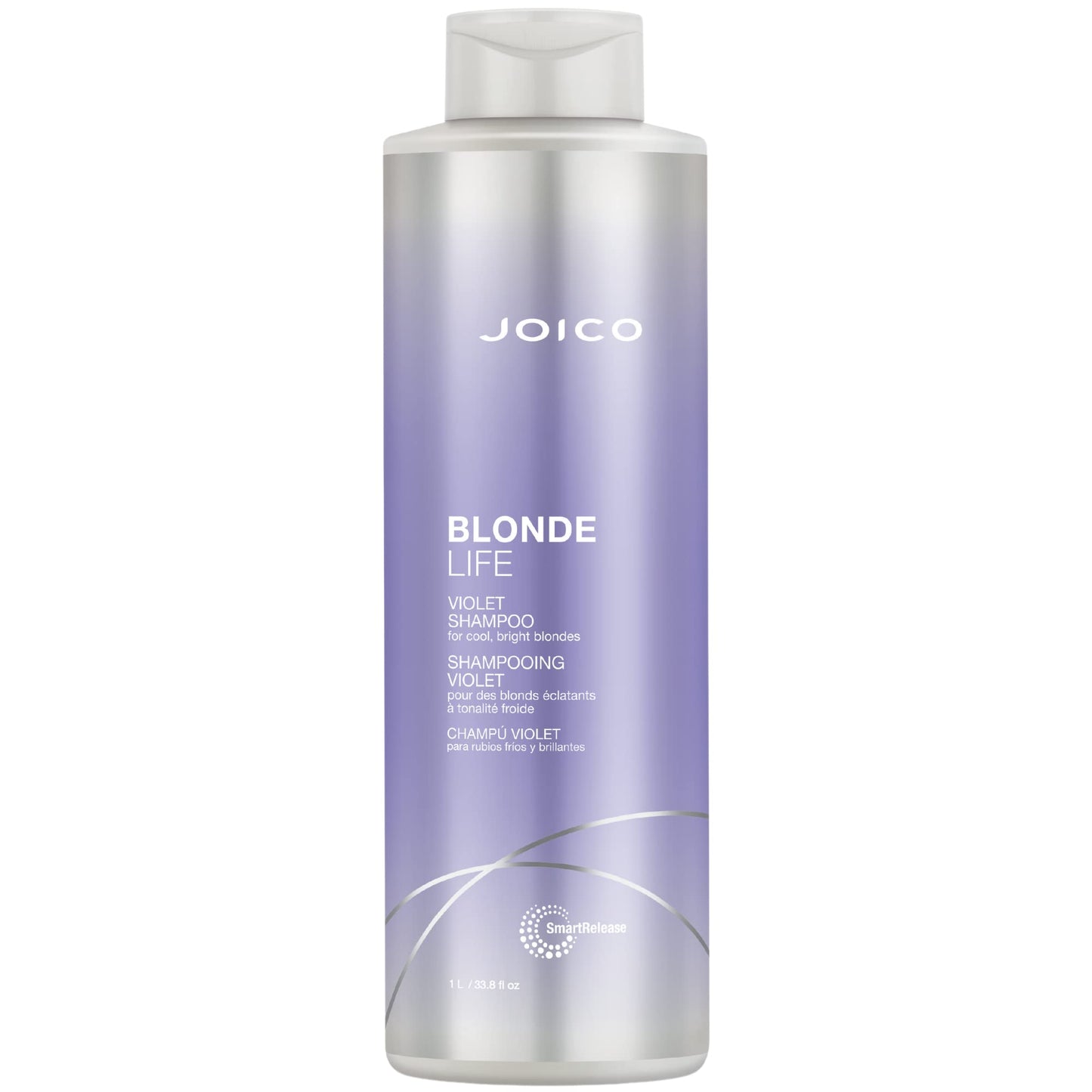 Joico Blonde Life Violet Shampoo | For Cool & Bright Blonde Hair | Neutralize Brassy Tones | Banish Yellow Tones | Boost Shine | Sulfate Free | With Monoi & Tamanu Oil