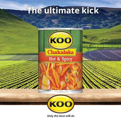 Koo Chakalaka - Mild and Spicy 400g Pack of 4 Red
