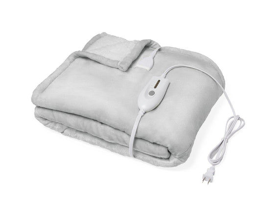 Heated Electric Throw Blanket with Reversible Sherpa, 50" x 60",1,Each,MDSHTBLANKET