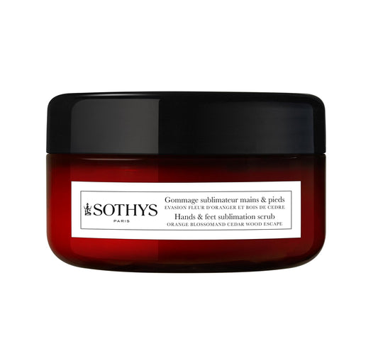 SOTHYS Hands & Feet Sublime Scrub | Orange Blossom & Cedar Wood | Sugar Exfoliating Body & Hand Treatment | Nourishing Natural Peel for Dry Skin