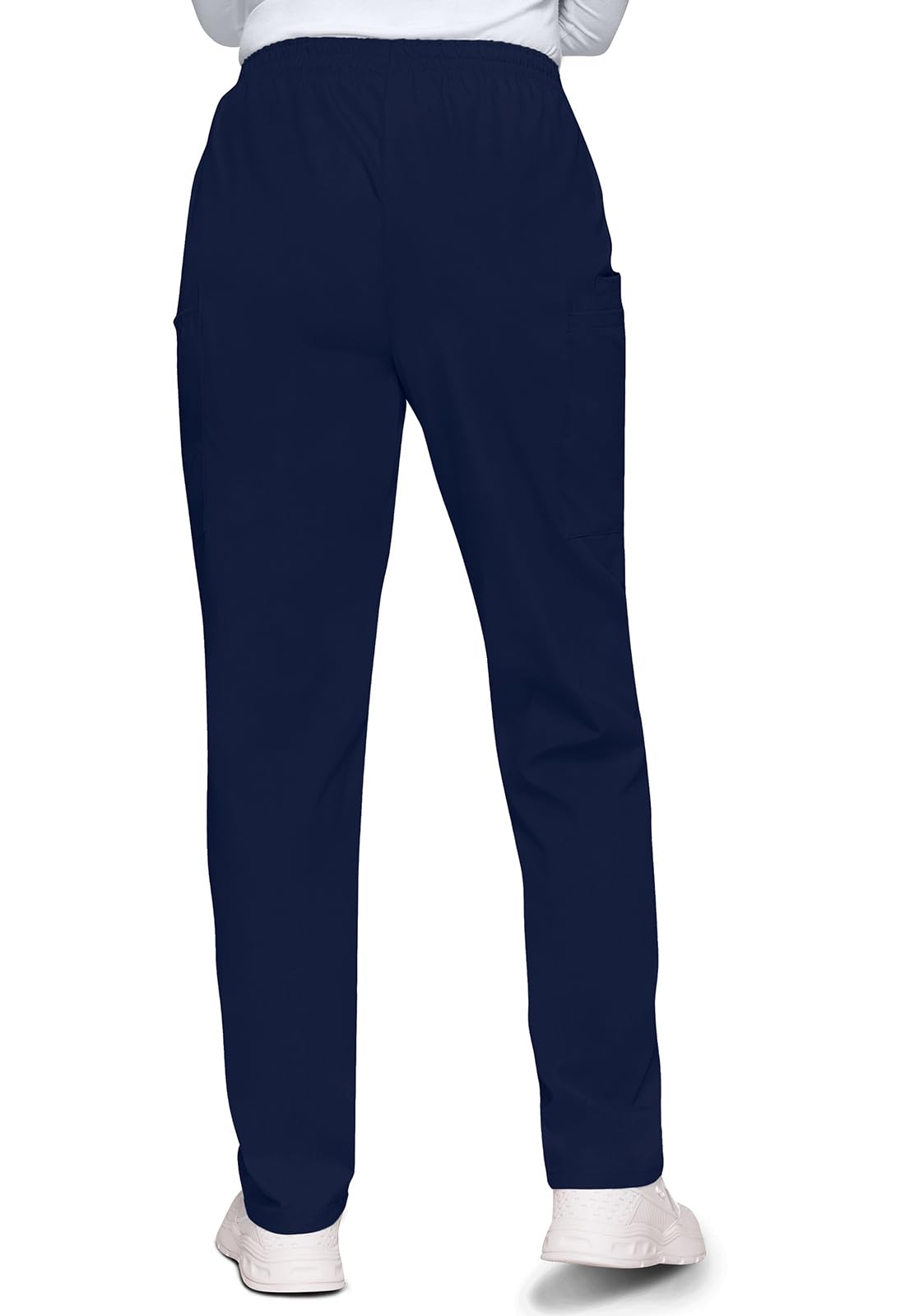 Cherokee Scrubs for Women Cargo Pant Natural Rise Tapered Pull-On Bottom with 4 Pockets , Fade Resistant Fabric - 4200