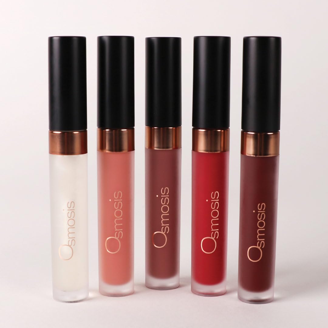 Osmosis Superfood Lip Oil, Nourishing Tinted Lip Gloss, Deep Hydration Lip Plumper Peptides for Fuller Lips