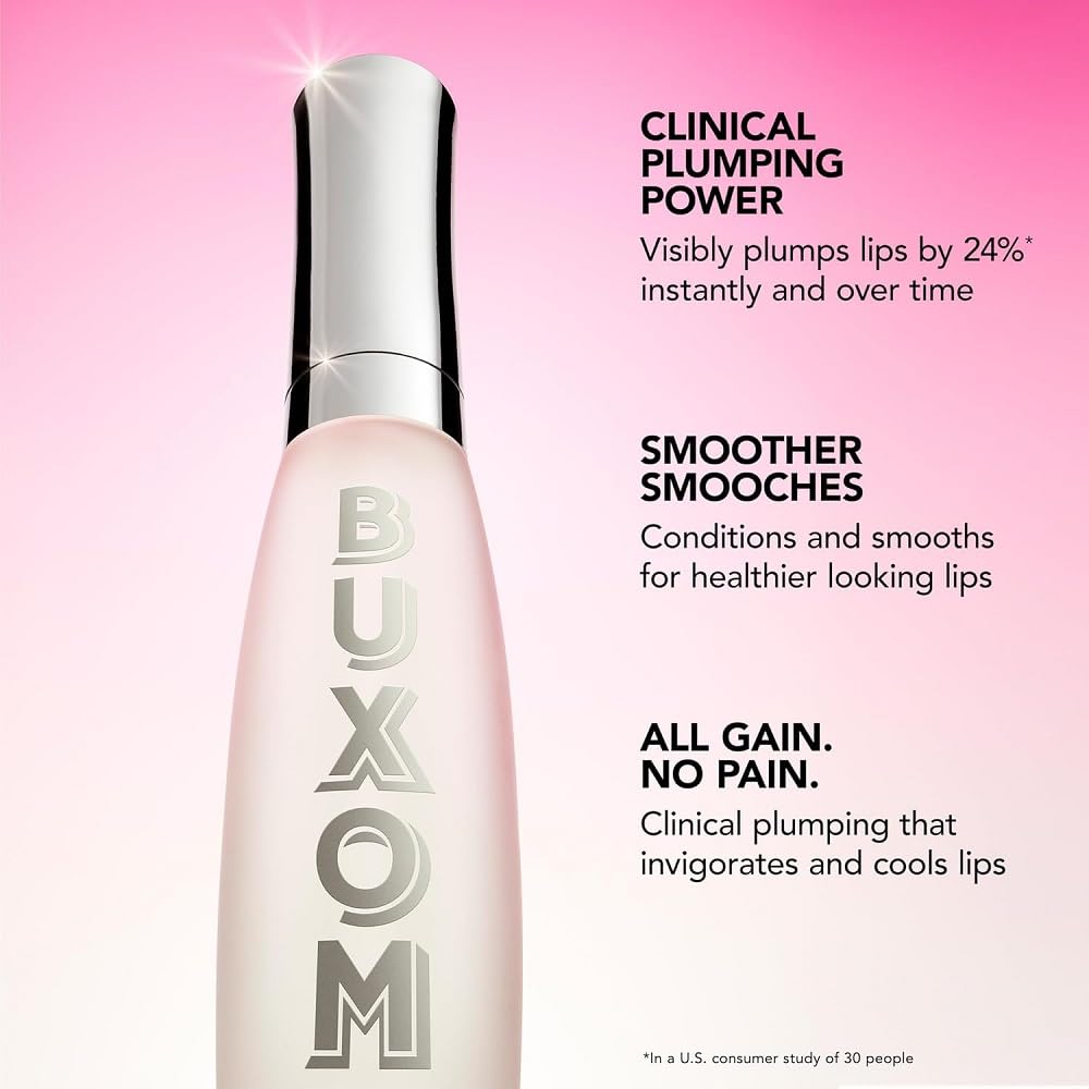 Buxom Plump Shot Peptides Lip Serum, Filler, Travel Size