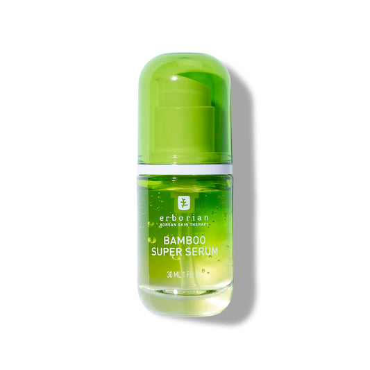 Erborian Bamboo Super Serum - Hydrating Facial Serum with Hyaluronic Acid for Replenished, Moisturized & Radiant Skin- Long-Lasting Intense Hydration - Korean Skincare – 1 fl oz