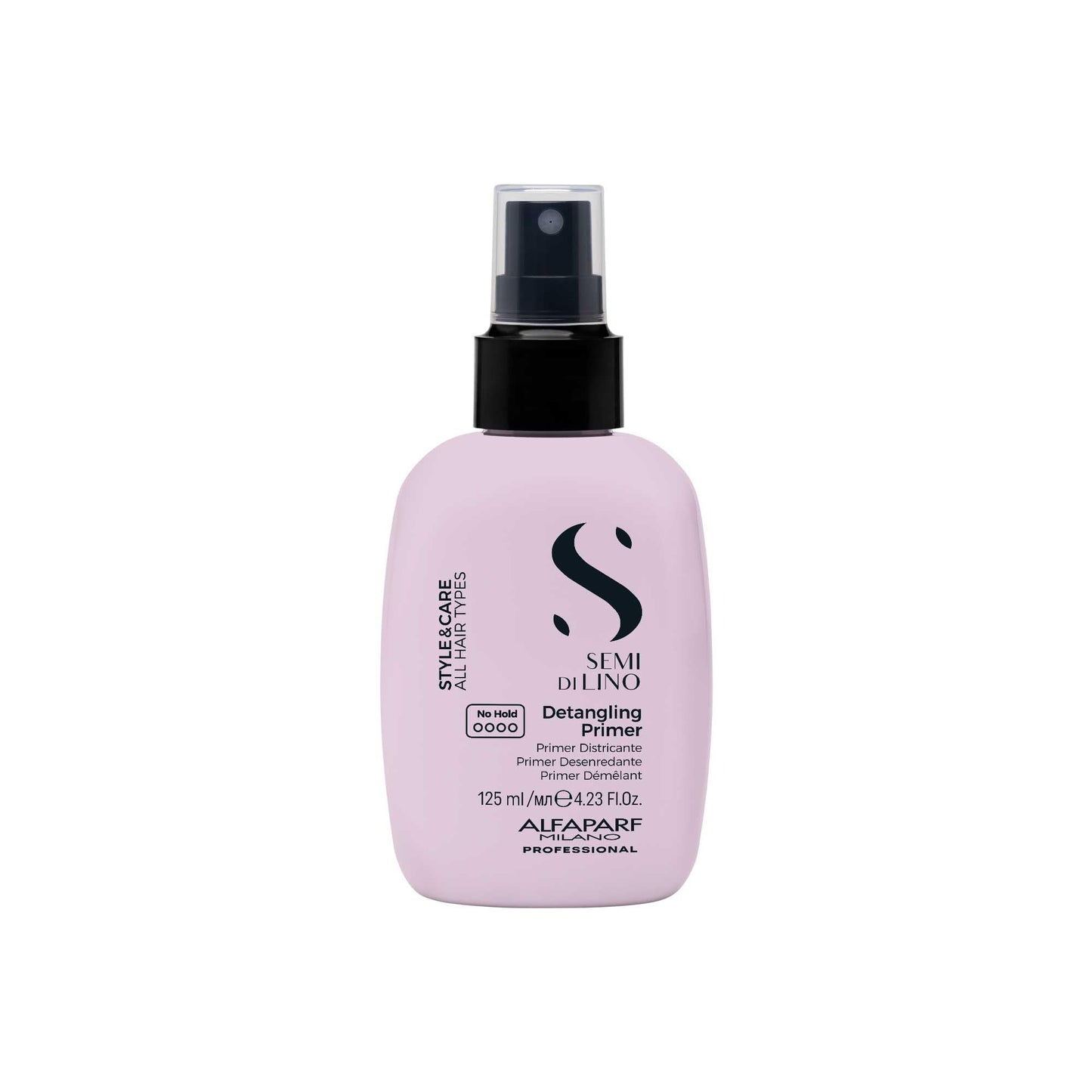 ALFAPARF MILANO Semi di Lino Style & Care Detangling Primer - No Hold - Detangling Primer for All Hair Types - Thermal Protection (4.25 fl oz / 125 ml)