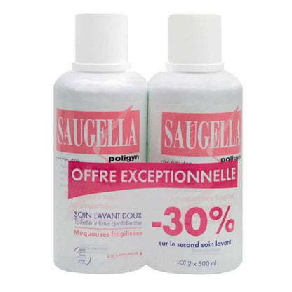 Saugella Poligyn 2 x 500ml by Saugella