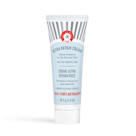 First Aid Beauty - Ultra Repair Cream - Intense Hydration Face & Body Moisturizer - Whipped Colloidal Oatmeal Clinically Proven to Strengthen Skin Barrier in 7 Days - Helps Relieve Eczema, 1 oz