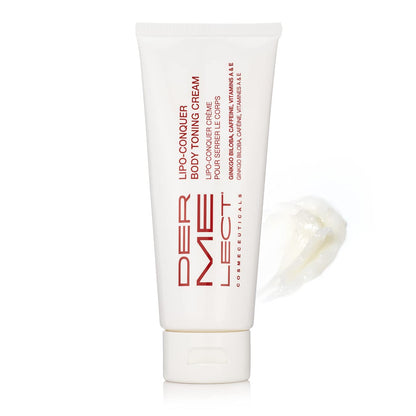 Dermelect Lipo Conquer Body Toning Cream for Body Anti Aging Cream with Retinol, Caffeine, Ginkgo Biloba, Tightening & Firming for Love Handles Cellulite Sagging Loose Skin Dimpling Stretch Marks 4 oz