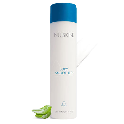 Nu Skin Body Smoother | Luxurious Moisture-Locking Body Lotion with Aloe Vera, Algae Extract, Vitamins A and E for Optimal Skin Nourishment and Hydration | Quick-Absorbing Formula | 8.4 Fl Oz | 1 Pack