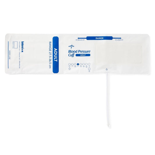 Disposable 1-Tube Blood Pressure Cuff with Bayonet Connector, Adult,100,Case,MDS9913HPCS