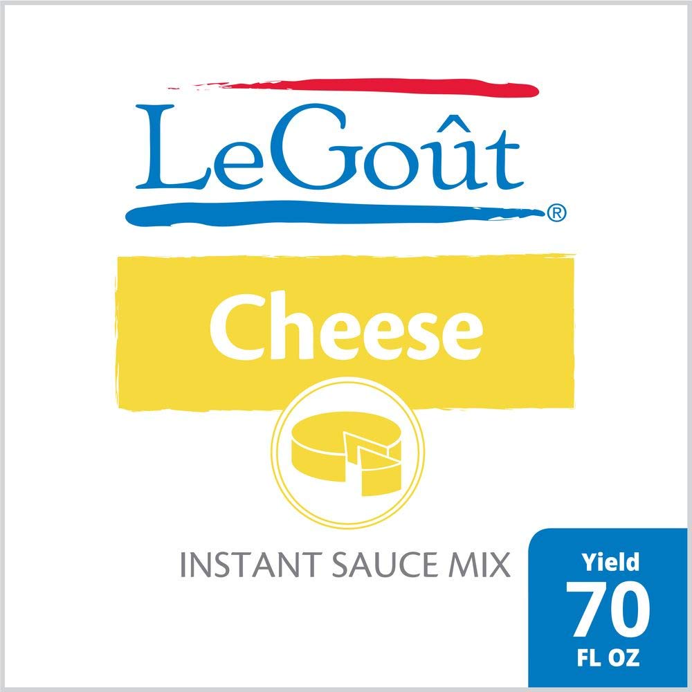 LeGout Cheese Instant Sauce Mix Made with Real Cheese, No added MSG, 0g Trans Fat, 13.7 oz (Pack of 8)