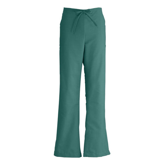 Medline ComfortEase Women's Modern-Fit Cargo Scrub Pants, 4 Pockets, Evergreen, Size X-Small, Regular Inseam
