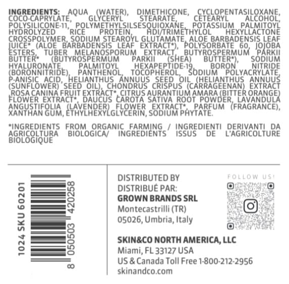 SKIN&CO Roma Truffle Therapy Anti-Age Regenerative Face Cream, 1.7 Fl Oz