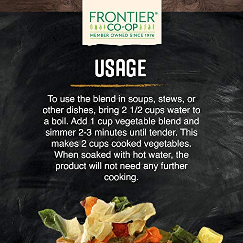 Frontier Co-op Hearty Vegetable Herb Blend for Stew, 1lb, Kosher - Mixed Dried Vegetables For Soup, Stir Fry, Ramen with Onion, Carrots, Peas, Corn, Potatoes and Parsley
