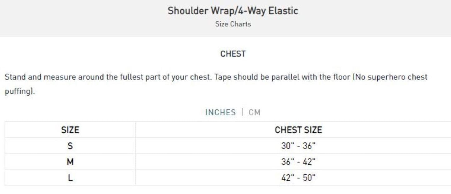 McDavid Adult 4-Way Elastic Shoulder Wrap
