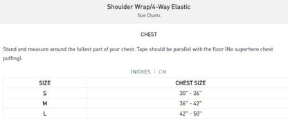 McDavid Adult 4-Way Elastic Shoulder Wrap