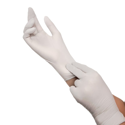 HALYARD Sterling Nitrile-Xtra Exam Gloves, Powder-Free, 3.8 mil, 12 Inches, Gray, X-Large, 53141 (Box of 100)