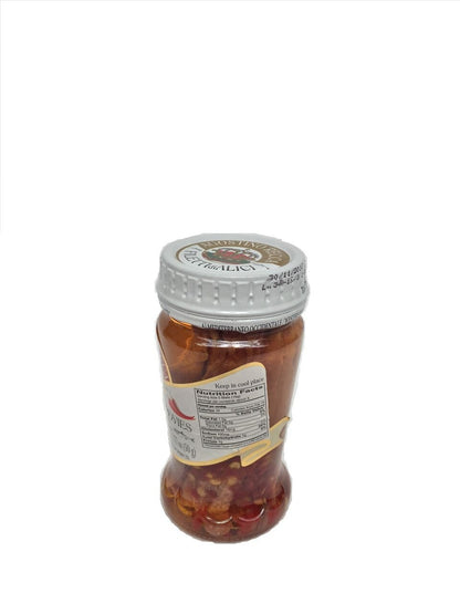 Agostino Recca Fillets of Anchovies in Olive Oil 44% with Hot Pepper 3.18 oz