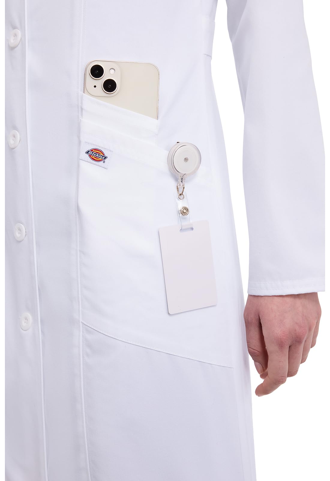 Dickies Contemporary Fit Women's 37" Twill Fitted Lab Coat 82401