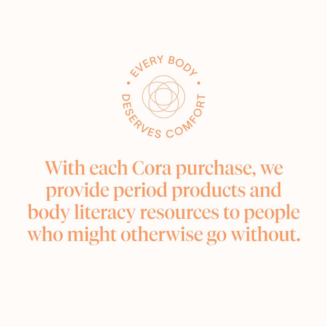 Cora Organic Cotton Tampons (36 Regular Tampons)