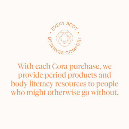 Cora Organic Cotton Tampons (36 Regular Tampons)