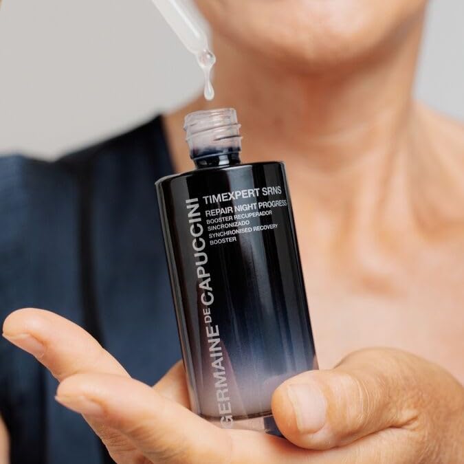 Germaine de Capuccini - Timexpert SRNS Repair Night Progress Serum - Advanced Anti-Aging Booster with Innovative Active Ingredients - Hyaluronic Acid + Vitamin C - Power of Absorption - 1.7 oz