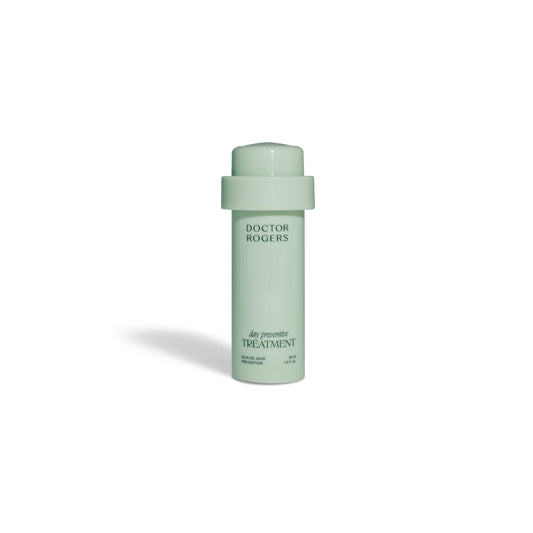 Doctor Rogers Day Preventive Treatment REFILL. Restoring & Hydrating Anti-Aging Face Serum with Glycolic Acid, 1 Ounce (30 ml)