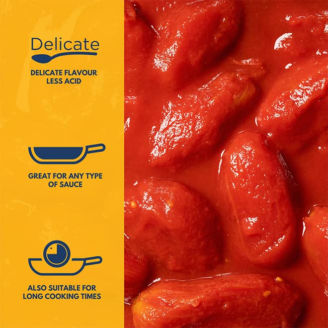 L’Oro Del Sud Italian Whole Peeled San Marzano Style Plum Tomatoes in Tomato Puree with Basil – Authentic Italian Flavor, Perfect for Pasta Sauce, Pizza & Cooking, Large 3.4 kg (106 oz) Can, Product of Italy