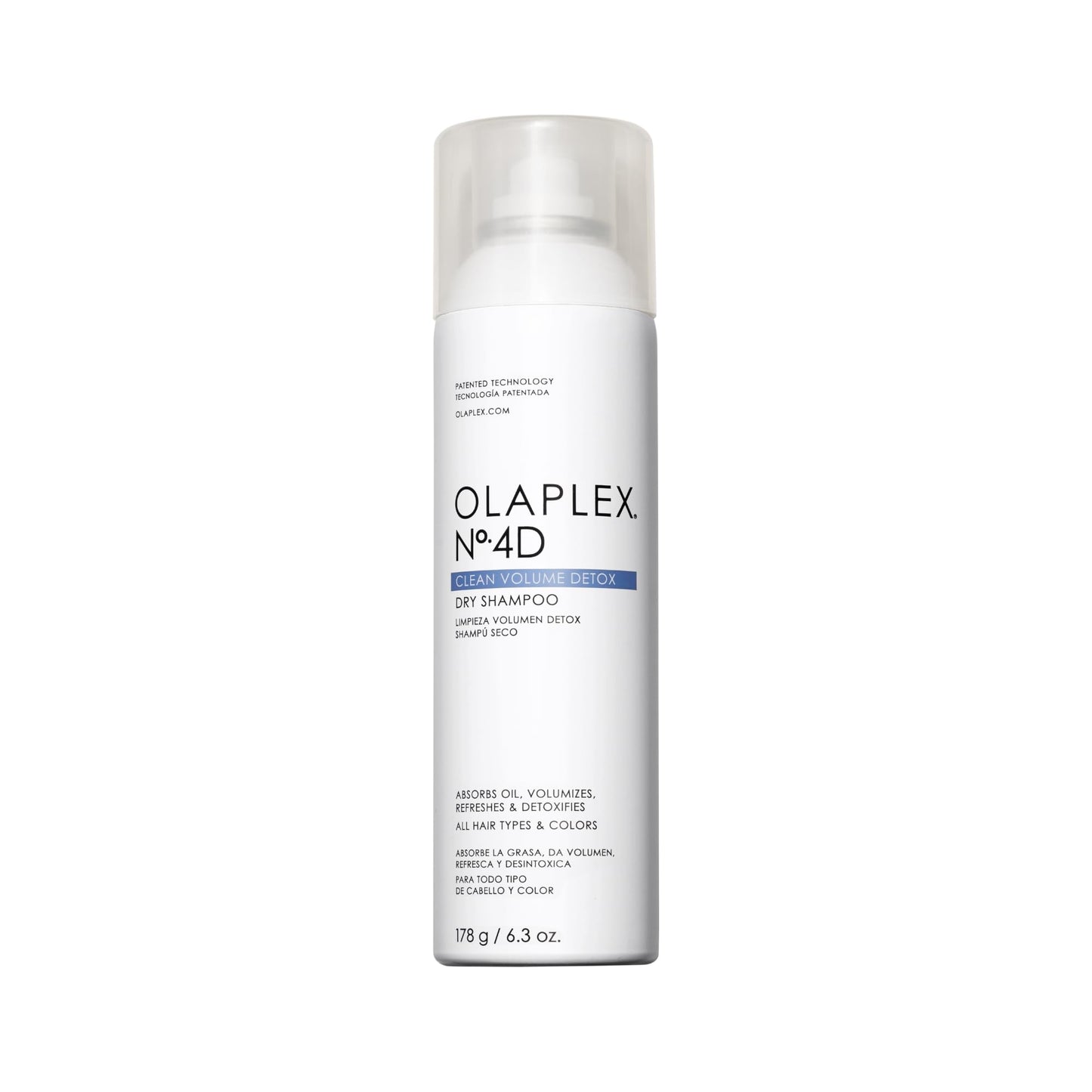 Olaplex No. 4D Clean Weightless Volume Dry Shampoo, Detoxifies Scalp, Neutralizes Odor, Leaves Hair Feeling Clean, For All Hair Types