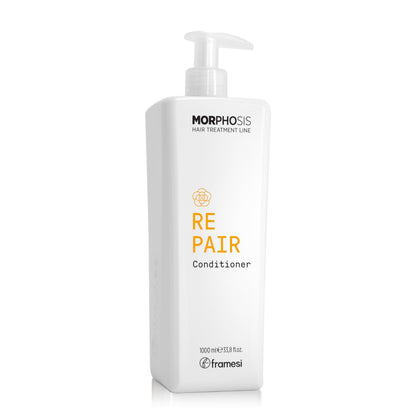 Framesi Morphosis Repair Conditioner, Moisturizes and Strengthens Hair, Natural Ingredients, Color Safe