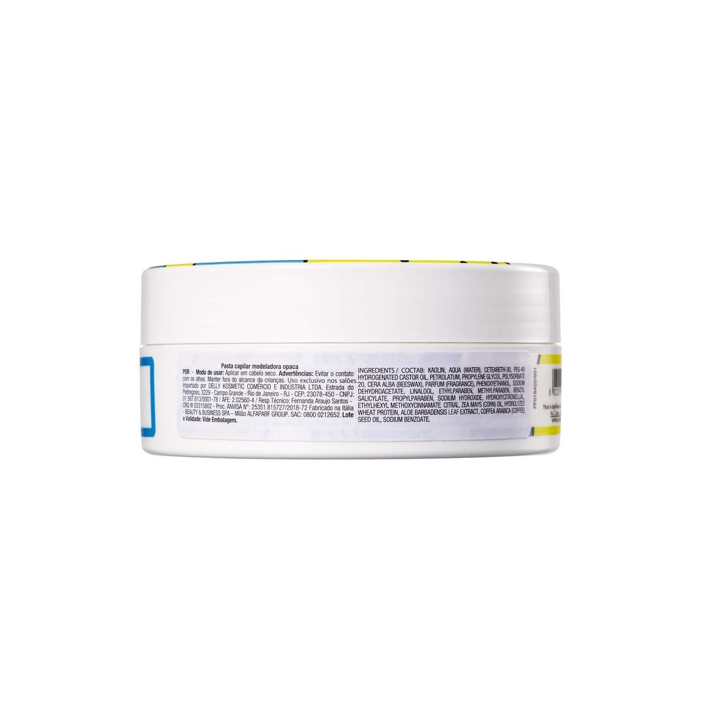ALFAPARF MILANO - Yellow Style - Strong Hold Hair Paste - Matte Finish - Ideal for Sculpting or Tousled Looks - Long Lasting - Keeps Hair Soft and Hydrated - 4.16 oz.