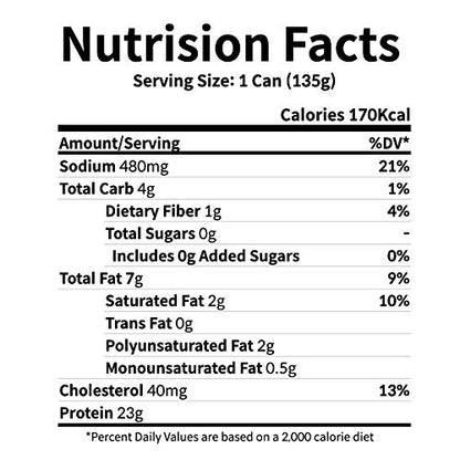 Otter Kingdom Premium Whole Boiled Oysters(EZO), 8-Ounce Cans (Pack of 12)