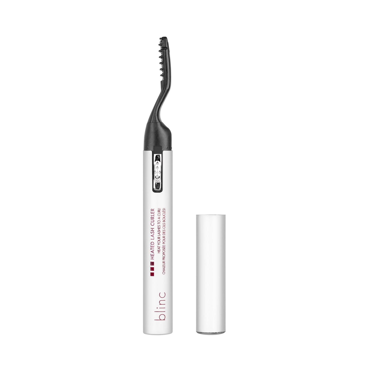 Blinc Heated Lash Curler, Heated Eyelash Curler Comb, Electric Eyelash Curler for Long Lasting Curls, Battery Included