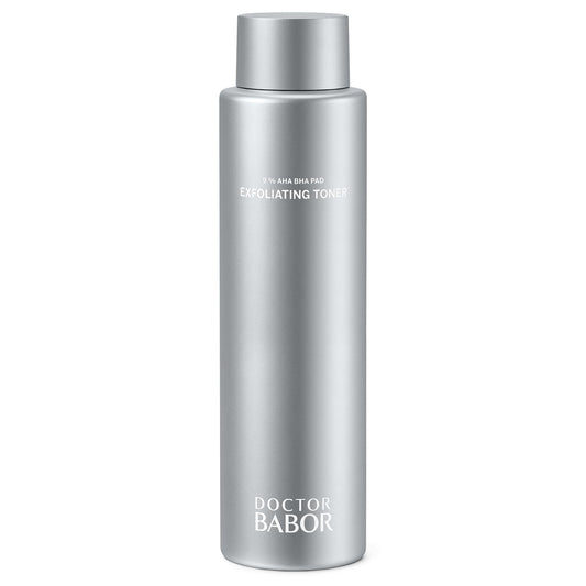 Doctor BABOR Exfoliating Toner | Facial Toner for Blemished and Oily Skin | Anti-Pimples and for Finer Pores | with AHA, BHA and PAD | 200 ml