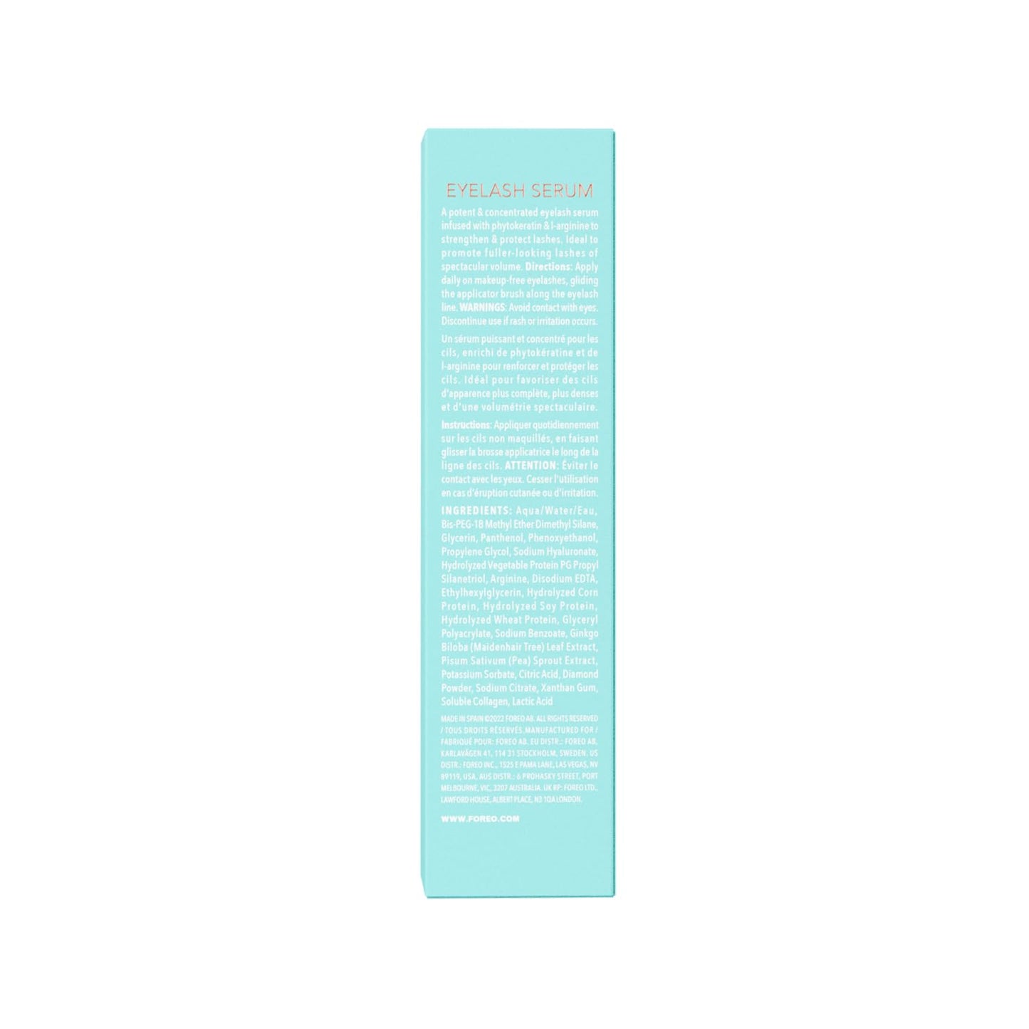 FOREO IRIS Eyelash Serum - Volume, Protection, Strength - Longer Lashes and Eyebrows - Concentrated Lash Serum for Eyebrow and Eyelash Growth- Phytokeratin, Arginine & HA - Fragrance Free - 0.15 fl.oz
