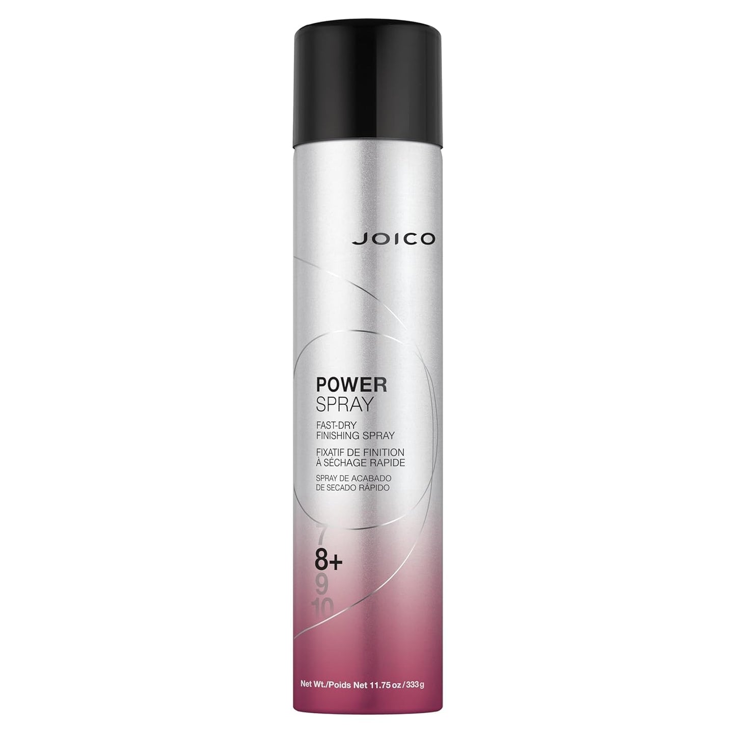 Joico Power Spray Fast-Dry Finishing Spray | For Most Hair Types | Protect Against Heat & Humidity | Protect Against Pollution & Harmful UV | Paraben & Sulfate Free | 72 Hour Hold