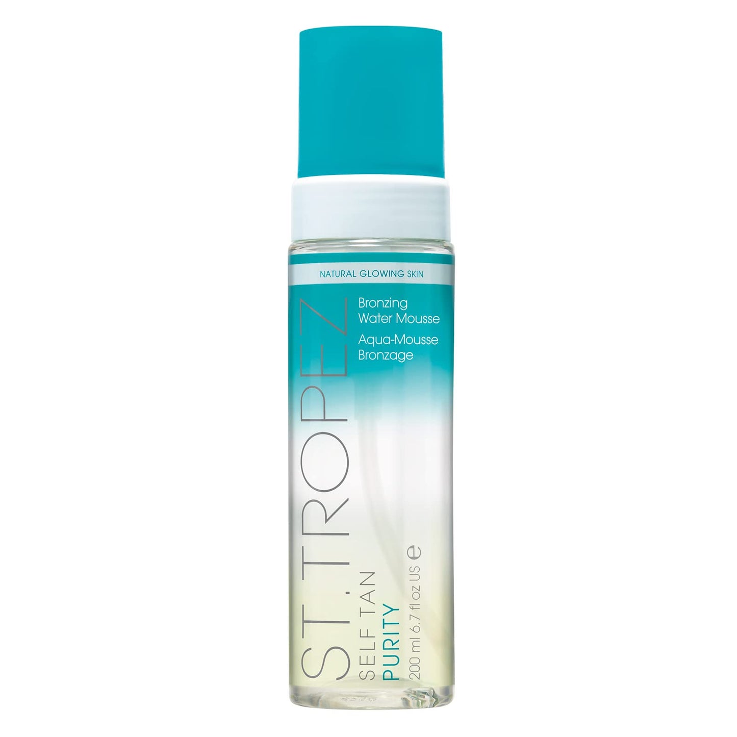 St.Tropez Self Tan Purity Bronzing Water, Clear Tanning Water Foam, Streak-Free Finish, Develops in 4-8 Hours, Vegan, Natural & Cruelty Free