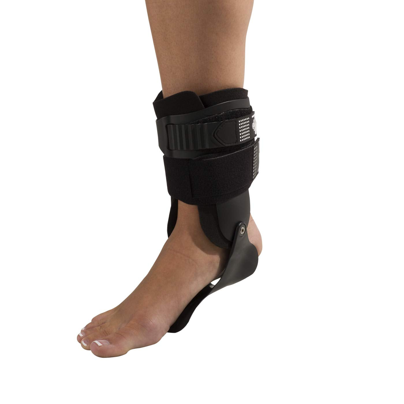 DonJoy Performance BIONIC Stirrup Ankle Brace, Maximum Medial/Lateral Ankle Support, Low-Profile Rigid Brace, Adjustable, Ankle Immobilization for Volleyball, Basketball, Football, Baseball, Lacrosse