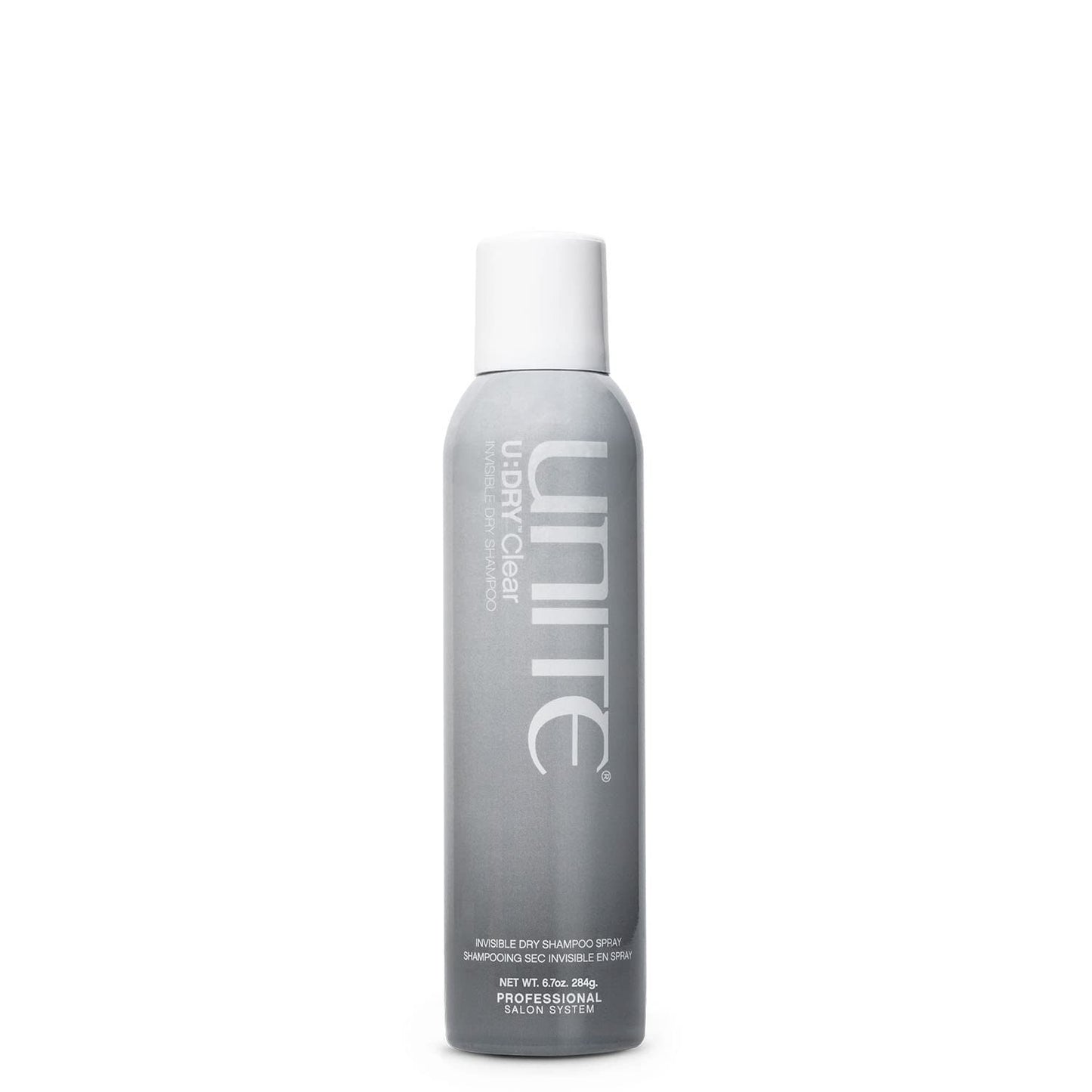 UNITE Hair – U:DRY Clear – Invisible Dry Shampoo to Absorb Oil, Neutralize Odor & Refresh Without Residue – Ideal for Darker Hair – 6.7 Oz