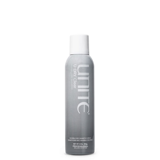 UNITE Hair – U:DRY Clear – Invisible Dry Shampoo to Absorb Oil, Neutralize Odor & Refresh Without Residue – Ideal for Darker Hair – 6.7 Oz