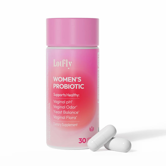 Vaginal Probiotics for Women 100 Billion CFU with Cranberry Extract for pH Balance & UTI Support, Plus Prebiotics & Lactobacillus, Triple Action for Vaginal, Urinary & Gut Health, 30 Capsules