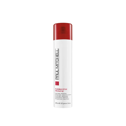 Paul Mitchell Worked Up Hairspray, Static Control, Memory + Flexible Hold, For All Hair Types, 9.4 oz