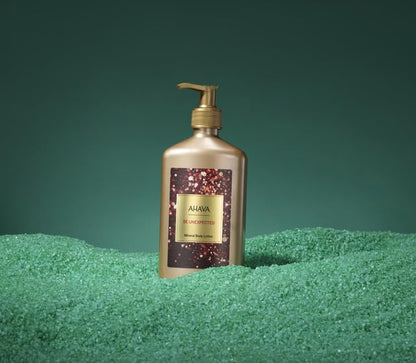 AHAVA Beyond Boundaries Mineral Body Lotion (Limited Edition) - Daily Moisturizing & Hydrating Body Lotion with Osmoter, Exclusive blend of Dead Sea Minerals & Nourishing Botanical Extracts, 17 Fl.Oz