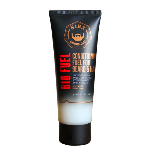 GIBS Grooming Bio Fuel - Conditioning Fuel for Beard & Hair Growth (3.25 oz) Mango Butter, Saw Palmetto, Dragon's Blood - Caffeine & Biotin - Hair Conditioner & Beard Conditioner for Men - Made in USA