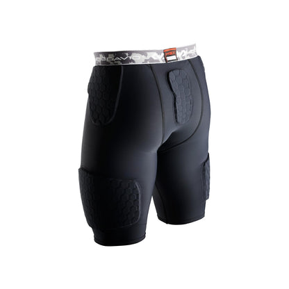 McDavid Compression Padded Shorts with HEX, Hip, Tailbone, Thigh Pads - Girdle Tights for Football, Hockey, Basketball-Unisex