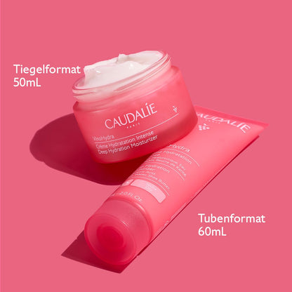 Caudalie VinoHydra Deep Hydration Moisturizer with Hyaluronic Acid, Shea Butter, and Grape Water, to Intensely Hydrate, Nourish, and Soothe